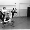 New York City Ballet rehearsal of "Brahms/Handel" with Merrill Ashley, Ib Andersen (in back) and Bart Cook, Maria Calegari, choreography by Jerome Robbins (New York)
