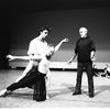 New York City Ballet rehearsal of "Ives, Songs" with Jerome Robbins and dancers Maria Calegari and Alexandre Proia, choreography by Jerome Robbins (New York)