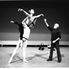 New York City Ballet rehearsal of "Ives, Songs" with Jerome Robbins and dancers Maria Calegari and Alexandre Proia, choreography by Jerome Robbins (New York)