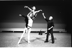 New York City Ballet rehearsal of "Ives, Songs" with Jerome Robbins and dancers Maria Calegari and Alexandre Proia, choreography by Jerome Robbins (New York)