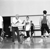 New York City Ballet rehearsal of "Goldberg Variations" with Jerome Robbins, Melinda Roy and dancers, choreography by Jerome Robbins (New York)