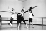 New York City Ballet rehearsal of "Goldberg Variations" with Melinda Roy and dancers, choreography by Jerome Robbins (New York)