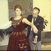 New York City Ballet costume fitting for "Don Quixote" with Karin von Aroldingen and George Balanchine, choreography by George Balanchine (New York)