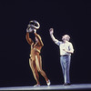 New York City Ballet rehearsal for "Orpheus" with George Balanchine and Lorca Massine, choreography by George Balanchine (New York)