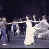 New York City Ballet rehearsal of "Vienna Waltzes" with George Balanchine and Suzanne Farrell, choreography by George Balanchine (New York)