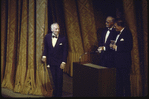 New York City Ballet's George Balanchine receives an award (New York)