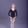 School of American Ballet student Jennie Somogyi demonstrates ballet first position (New York)