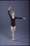 School of American Ballet student Jennie Somogyi demonstrates ballet third position (New York)