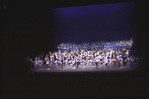 New York City Ballet dancers and School of American Ballet students on stage during "We Are the World" Aids Benefit (New York)