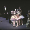 New York City Ballet - Gala for the 50th anniversary of the School of American Ballet, Lincoln Kirstein and School of American Ballet students blow out candles on cake (New York)