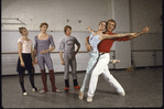 New York City Ballet - rehearsal of "A Schubertiad" with Kyra Nichols, Sean Lavery, Bart Cook, Heather Watts and Peter Martins, choreography by Peter Martins (New York)