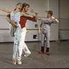 New York City Ballet - rehearsal of "A Schubertiad" with Heather Watts, Peter Martins and Bart Cook, choreography by Peter Martins (New York)