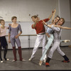 New York City Ballet - rehearsal of "A Schubertiad" with Kyra Nichols, Sean Lavery, Bart Cook, Heather Watts and Peter Martins, choreography by Peter Martins (New York)
