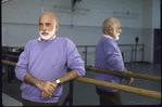 New York City Ballet - rehearsal room portrait of Jerome Robbins, choreographer