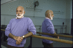 New York City Ballet - rehearsal room portrait of Jerome Robbins, choreographer