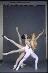 New York City Ballet - studio photo "Apollo" with Isabel Guerin and Nilas Martins (for NET Balanchine Festival), choreography George Balanchine (New York)