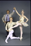 New York City Ballet - studio photo "Theme and Variations" with Peter Martins, Igor Zelensky and Darci Kistler (for NET Balanchine Festival), choreography by George Balanchine (New York)
