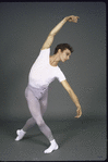New York City Ballet - studio photo "Square Dance" with Manuel Legris (for NET Balanchine Festival), choreography by George Balanchine (New York)