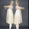 New York City Ballet - studio photo "Scherzo a la Russe" with Diana White and Helene Alexopoulos (for NET Balanchine Festival), choreography by George Balanchine (New York)