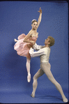 Studio portrait of Lisa De Ribère and Sean Lavery in Balanchine's "Tchaikovsky Pas de Deux"