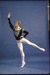 New York City Ballet dancer Sean Lavery  in a studio portrait in costume for "Swan Lake", choreography by George Balanchine (New York)