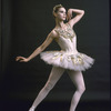 New York City Ballet - studio portrait of Suzanne Farrell in costume for "Jewels" (Diamonds), choreography by George Balanchine (New York)