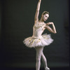 New York City Ballet - studio portrait of Suzanne Farrell in costume for "Jewels" (Diamonds), choreography by George Balanchine (New York)