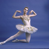 New York City Ballet - studio portrait of Suzanne Farrell in costume for "Jewels" (Diamonds), choreography by George Balanchine (New York)