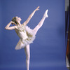 New York City Ballet - studio portrait of Suzanne Farrell in costume for "Jewels" (Diamonds), choreography by George Balanchine (New York)