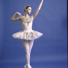 New York City Ballet - studio portrait of Suzanne Farrell in costume for "Jewels" (Diamonds), choreography by George Balanchine (New York)