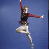 New York City Ballet - studio portrait of Bart Cook in costume for "Jewels" (Rubies), choreography by George Balanchine (New York)