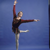New York City Ballet - studio portrait of Bart Cook in costume for "Jewels" (Rubies), choreography by George Balanchine (New York)