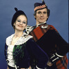 New York City Ballet studio portrait of Sara Leland and Helgi Tomasson in costume for "Union Jack ", choreography by George Balanchine (New York)