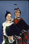 New York City Ballet studio portrait of Sara Leland and Helgi Tomasson in costume for "Union Jack ", choreography by George Balanchine (New York)