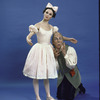 New York City Ballet studio portrait of Patricia McBride and Shaun O'Brien in "Coppelia", choreography by George Balanchine (New York)