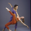 New York City Ballet dancers Heather Watts and Jock Soto in a studio photo in costume for "Calcium Light Night", choreography by Peter Martins (New York)