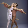New York City Ballet dancers Heather Watts and Jock Soto in a studio portrait in costume for "Songs of the Auvergne" choreography by Peter Martins (New York)