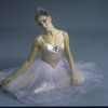 New York City Ballet dancer Melinda Roy in a studio portrait in costume for "Valse Fantasie", choreography by George Balanchine (New York)