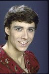 New York City Ballet dancer Christopher d'Amboise in a studio portrait costumed for "Jewels" (Rubies), choreography by George Balanchine (New York)