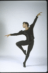 New York City Ballet Jock Soto in a studio portrait in costume for "Symphony in C", choreography by George Balanchine (New York)