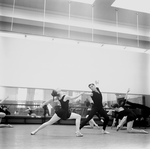 New York City Ballet rehearsal of "Movements for Piano and Orchestra" with Suzanne Farrell and Jacques d'Amboise, choreography by George Balanchine (New York)