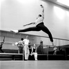 New York City Ballet rehearsal of "Arcade" with Arthur Mitchell, John Taras and Suzanne Farrell, choreography by John Taras (New York)