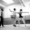 New York City Ballet rehearsal of "Arcade" with Arthur Mitchell, John Taras and Suzanne Farrell, choreography by John Taras (New York)