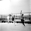 New York City Ballet rehearsal of "Arcade" with John Taras, Suzanne Farrell and Arthur Mitchell, choreography by John Taras (New York)