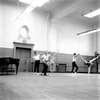 New York City Ballet rehearsal of "Bugaku" with Ramon Segarra, George Balanchine, Suki Schorer, Robert Maiorano and Carol Sumner, choreography by George Balanchine (New York)