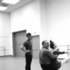 New York City Ballet rehearsal of "The Cage" with Nicholas Magallenes, Jerome Robbins and Patricia McBride, choreography by Jerome Robbins (New York)