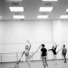 New York City Ballet rehearsal of "Afternoon of a Faun:" with Edward Villella, Jerome Robbins and Patricia McBride, choreography by Jerome Robbins (New York)