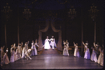 New York City Ballet production of "Sleeping Beauty"; Act Two Court Scene, entrance of the King and Queen, choreography by Peter Martins (New York)