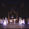 New York City Ballet production of "Sleeping Beauty"; Act Two Court Scene, entrance of Margaret Tracey and Damian Woetzel, choreography by Peter Martins (New York)