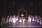 New York City Ballet production of "Sleeping Beauty"; Act Two Court Scene, entrance of Judith Fugate and Lindsay Fischer, choreography by Peter Martins (New York)